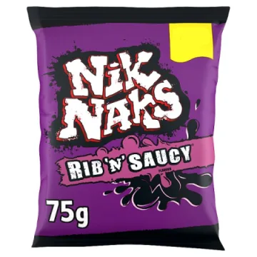 Nik Naks Rib 'n' Saucy cover art